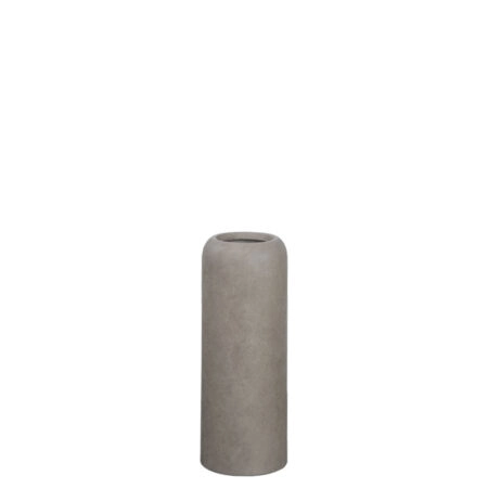 ΚΑΣΠΩ FIBERCLAY MOKKA ΣΤΡΟΓΓΥΛΗ ΣΤΗΛΗ ΠΟΜΠΕ SMALL - Φ24x66cm