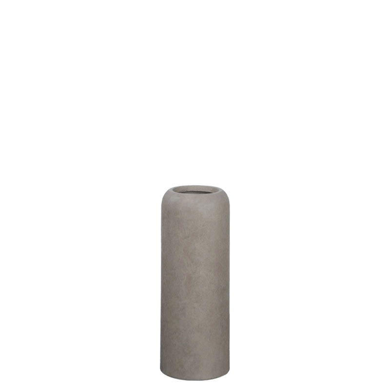 ΚΑΣΠΩ FIBERCLAY MOKKA ΣΤΡΟΓΓΥΛΗ ΣΤΗΛΗ ΠΟΜΠΕ SMALL - Φ24x66cm