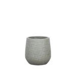 ΚΑΣΠΩ FIBERCLAY ΓΚΡΙ/ΛΑΔΙ ΣΤΡΟΓΓΥΛΟ ΜΟΤΙΒΟ ΠΛΕΓΜΑ MEDIUM - Φ33x33cm