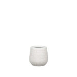 ΚΑΣΠΩ FIBERCLAY ΕΚΡΟΥ ΣΤΡΟΓΓΥΛΟ ΜΟΤΙΒΟ ΠΛΕΓΜΑ SMALL - Φ23x23cm