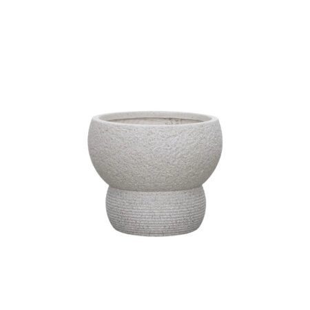ΚΑΣΠΩ FIBERCLAY ΕΚΡΟΥ ΓΡΑΝΙΤΗΣ ΔΙΠΛΗ ΜΠΑΛΑ LARGE - Φ44x37cm