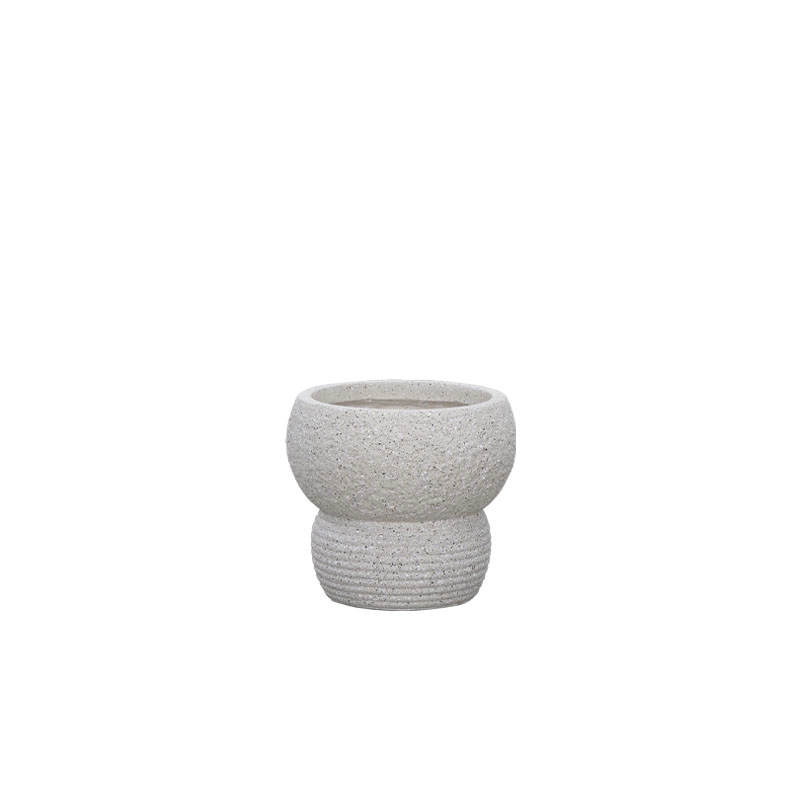 ΚΑΣΠΩ FIBERCLAY ΕΚΡΟΥ ΓΡΑΝΙΤΗΣ ΔΙΠΛΗ ΜΠΑΛΑ SMALL - Φ26x23.5cm