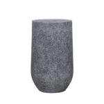 ΚΑΣΠΩ FIBERCLAY ΓΚΡΙ ΠΕΤΡΑ ΣΤΡΟΓΓΥΛΟ ΒΑΡΕΛΙ LARGE - Φ46x76cm