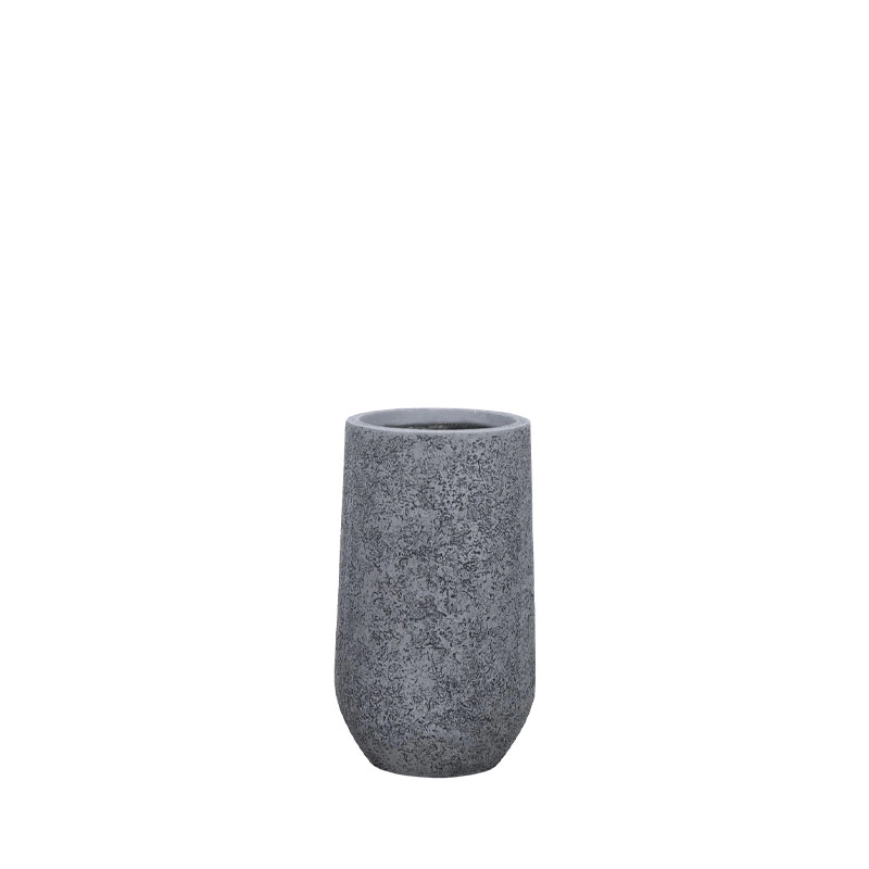 ΚΑΣΠΩ FIBERCLAY ΓΚΡΙ ΠΕΤΡΑ ΣΤΡΟΓΓΥΛΟ ΒΑΡΕΛΙ SMALL - Φ26x45cm