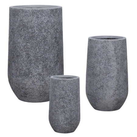 ΚΑΣΠΩ FIBERCLAY ΣΕΤ3 ΓΚΡΙ ΠΕΤΡΑ ΣΤΡΟΓΓΥΛΟ ΒΑΡΕΛΙ - S:Φ26x45