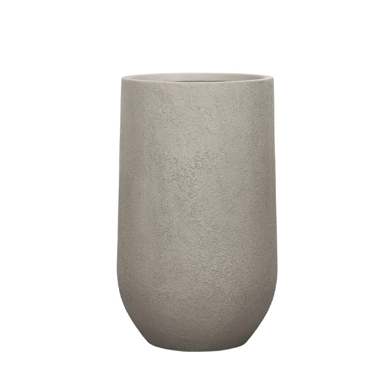 ΚΑΣΠΩ FIBERCLAY ΜΠΕΖ ΠΕΤΡΑ ΣΤΡΟΓΓΥΛΟ ΒΑΡΕΛΙ LARGE - Φ46x76cm