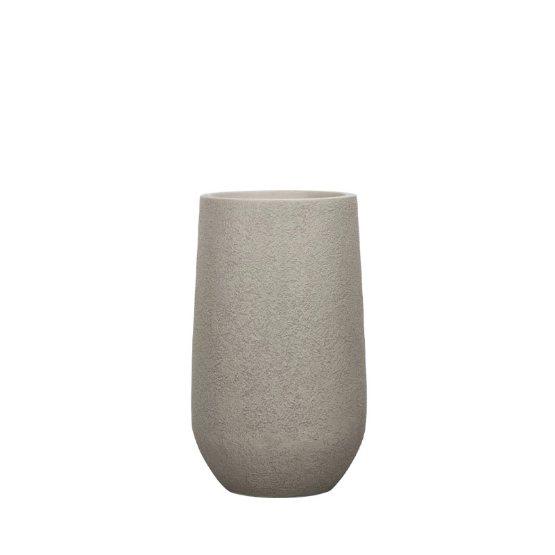 ΚΑΣΠΩ FIBERCLAY ΜΠΕΖ ΠΕΤΡΑ ΣΤΡΟΓΓΥΛΟ ΒΑΡΕΛΙ MEDIUM - Φ35x60cm