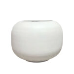 ΚΑΣΠΩ FIBERCLAY ΛΕΥΚΟ ΜΕΓΑΛΟ ΣΤΡΟΓΓΥΛΟ-ΚΑΜΠΥΛΩΤΟ - Φ53x40cm