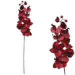 CHRISTMAS LARGE ORCHID BRANCH RED 107cm. 12/72 BOX