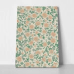 Πίνακας σε Καμβά ANTIQUE VINTAGE FLORAL PATTERN