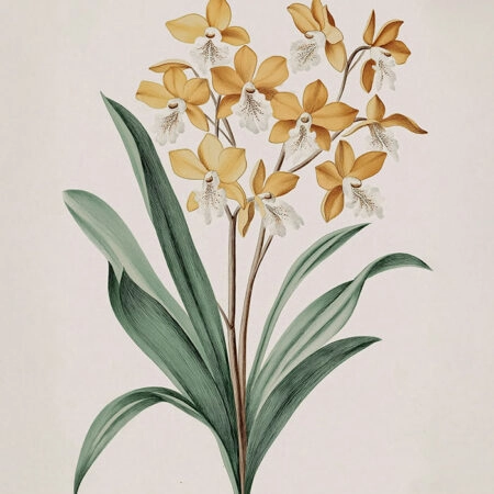 Πίνακας σε Καμβά ANTIQUE VINTAGE FLOWERS -  Sticky 5