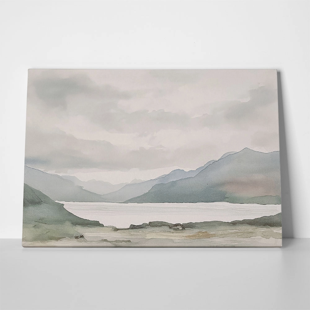 Πίνακας σε Καμβά ANTIQUE VINTAGE LANDSCAPE