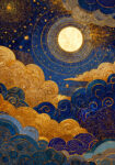 Πίνακας σε Καμβά CELESTIAL SKY