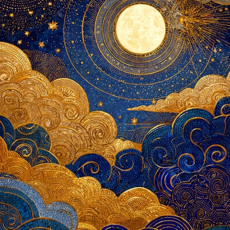Πίνακας σε Καμβά CELESTIAL SKY -  Sticky 5