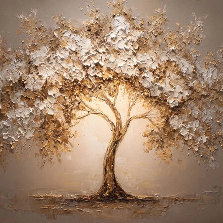 Πίνακας σε Καμβά ELEGANT TREE OF LIFE -  Sticky 5