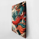 Πίνακας σε Καμβά JAPANESE TENGU MASK 2