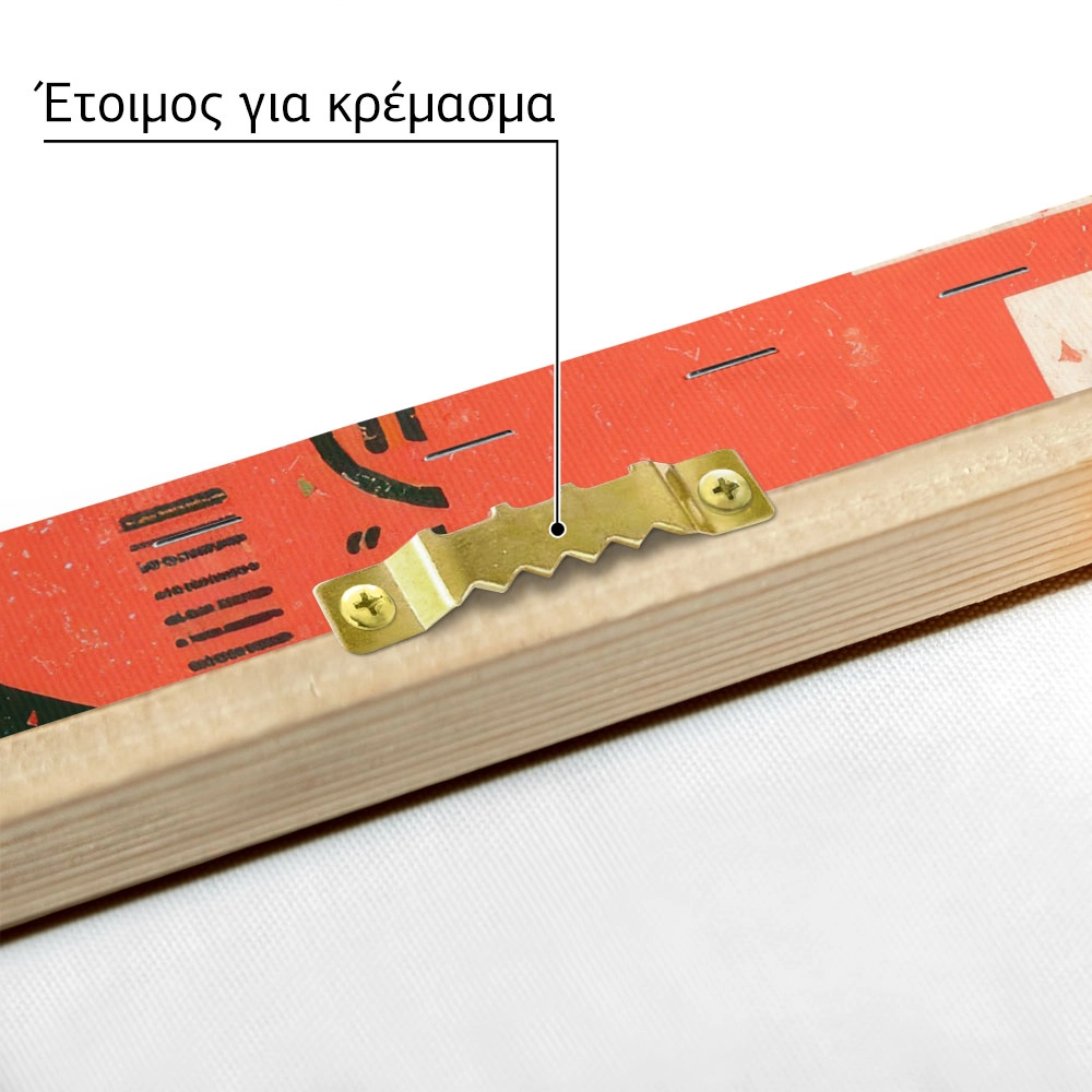 Πίνακας σε Καμβά JAPANESE TENGU MASK