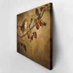 Πίνακας σε Καμβά VINTAGE AUTUMN BIRD 2