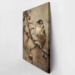 Πίνακας σε Καμβά VINTAGE AUTUMN BIRD 4