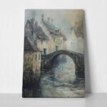Πίνακας σε Καμβά VINTAGE AUTUMN BRIDGE 3