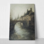 Πίνακας σε Καμβά VINTAGE AUTUMN BRIDGE 4