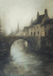 Πίνακας σε Καμβά VINTAGE AUTUMN BRIDGE 4