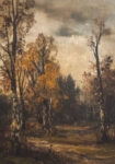Πίνακας σε Καμβά VINTAGE AUTUMN COUNTRY PATH 7