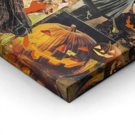 Πίνακας σε Καμβά VINTAGE AUTUMN HALLOWEEN COLLAGE 2 -  Sticky 1