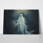 Πίνακας σε Καμβά VINTAGE AUTUMN HALLOWEEN GHOST 2