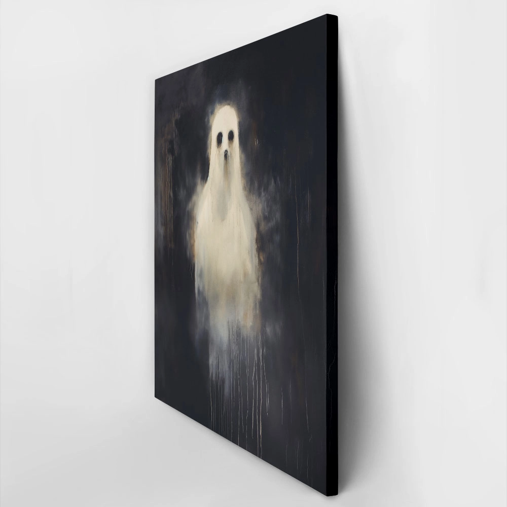 Πίνακας σε Καμβά VINTAGE AUTUMN HALLOWEEN GHOST 4