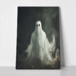Πίνακας σε Καμβά VINTAGE AUTUMN HALLOWEEN GHOST 5