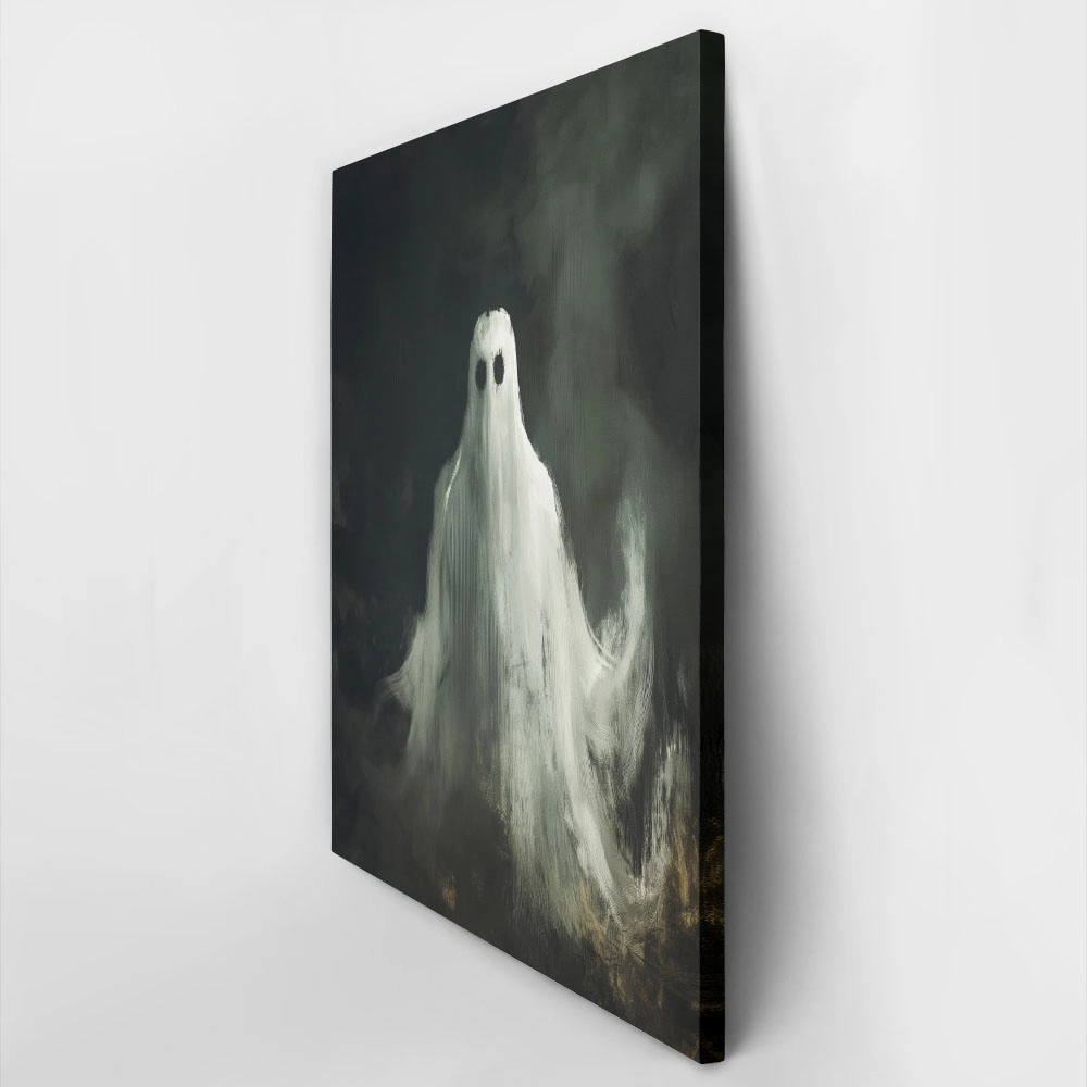 Πίνακας σε Καμβά VINTAGE AUTUMN HALLOWEEN GHOST 5