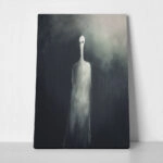 Πίνακας σε Καμβά VINTAGE AUTUMN HALLOWEEN GHOST 6