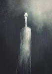 Πίνακας σε Καμβά VINTAGE AUTUMN HALLOWEEN GHOST 6