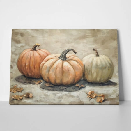 Πίνακας σε Καμβά VINTAGE AUTUMN HALLOWEEN PUMPINS 3 - 
