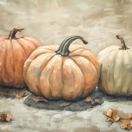Πίνακας σε Καμβά VINTAGE AUTUMN HALLOWEEN PUMPINS 3 -  Sticky 5
