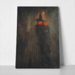 Πίνακας σε Καμβά VINTAGE AUTUMN HALLOWEEN PUMPKIN HAT 8