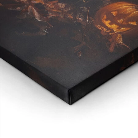 Πίνακας σε Καμβά VINTAGE AUTUMN HALLOWEEN PUMPKINS 10 -  Sticky 1