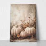 Πίνακας σε Καμβά VINTAGE AUTUMN HALLOWEEN PUMPKINS 12