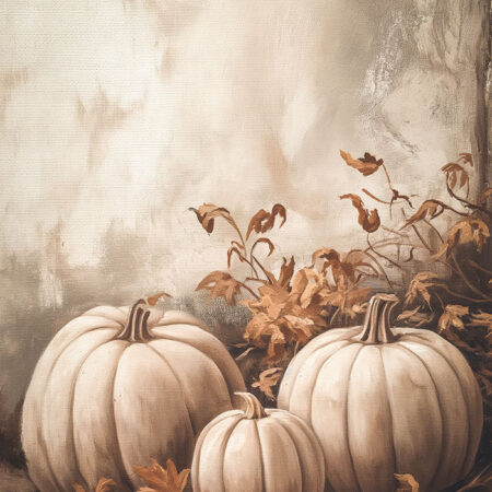 Πίνακας σε Καμβά VINTAGE AUTUMN HALLOWEEN PUMPKINS 12 -  Sticky 5