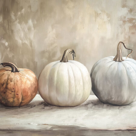 Πίνακας σε Καμβά VINTAGE AUTUMN HALLOWEEN PUMPKINS 2 -  Sticky 5