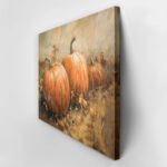 Πίνακας σε Καμβά VINTAGE AUTUMN HALLOWEEN PUMPKINS 6