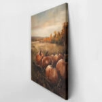 Πίνακας σε Καμβά VINTAGE AUTUMN HALLOWEEN PUMPKINS 8
