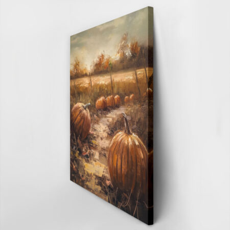 Πίνακας σε Καμβά VINTAGE AUTUMN HALLOWEEN PUMPKINS 9 -  Sticky 2