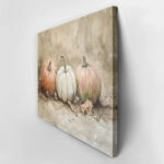 Πίνακας σε Καμβά VINTAGE AUTUMN HALLOWEEN PUMPKINS