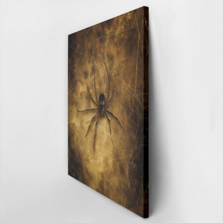 Πίνακας σε Καμβά VINTAGE AUTUMN HALLOWEEN SPIDER -  Sticky 2
