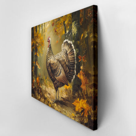 Πίνακας σε Καμβά VINTAGE AUTUMN HALLOWEEN TURKEY 2 -  Sticky 2
