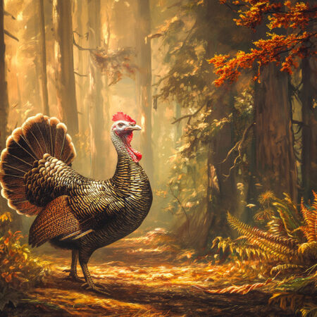 Πίνακας σε Καμβά VINTAGE AUTUMN HALLOWEEN TURKEY -  Sticky 5