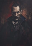 Πίνακας σε Καμβά VINTAGE AUTUMN HALLOWEEN VAMPIRE