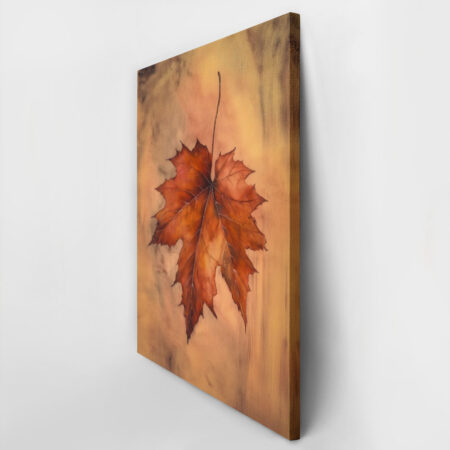Πίνακας σε Καμβά VINTAGE AUTUMN LEAF 2 -  Sticky 2